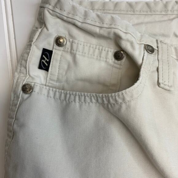 Vintage High Waist Cargo Crop Pants Sz 5/6 Small Medium - Picture 7 of 10